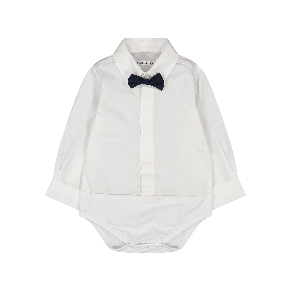 Camicia a body in popeline stretch da bambino