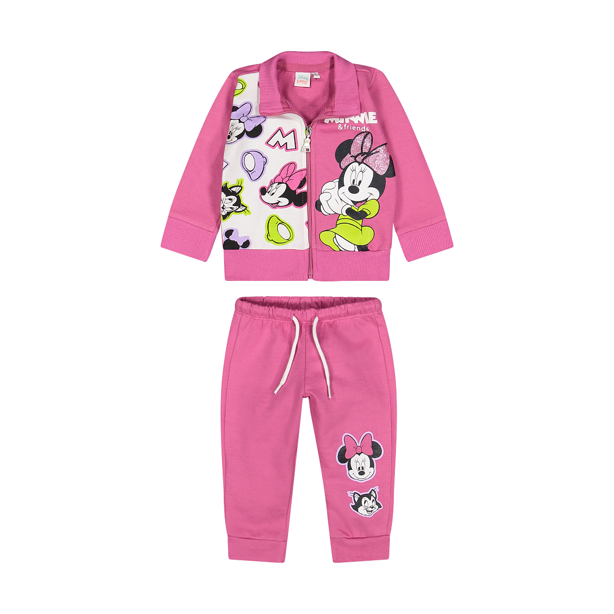 Tuta in felpa a tema Disney da bambina