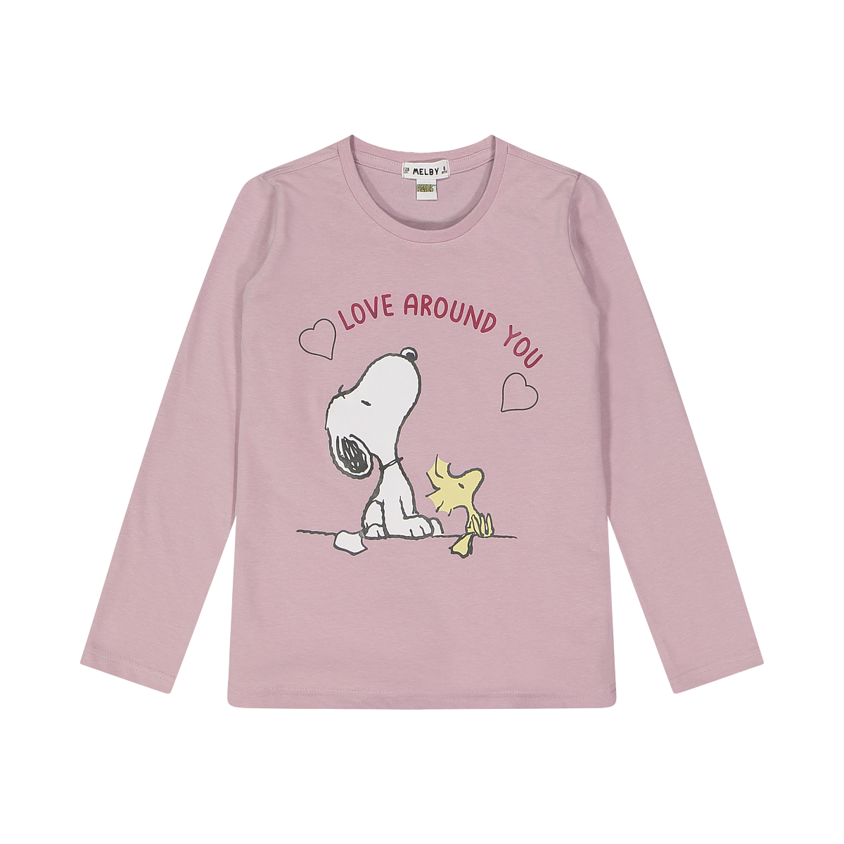 T shirt manica lunga Snoopy bambina