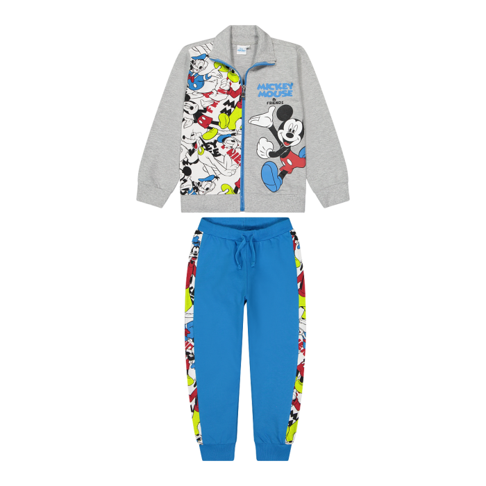 Tuta Con Zip Da Bambino Con Stampa Disney Melby