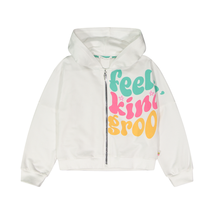 Felpa con cerniera bambina top